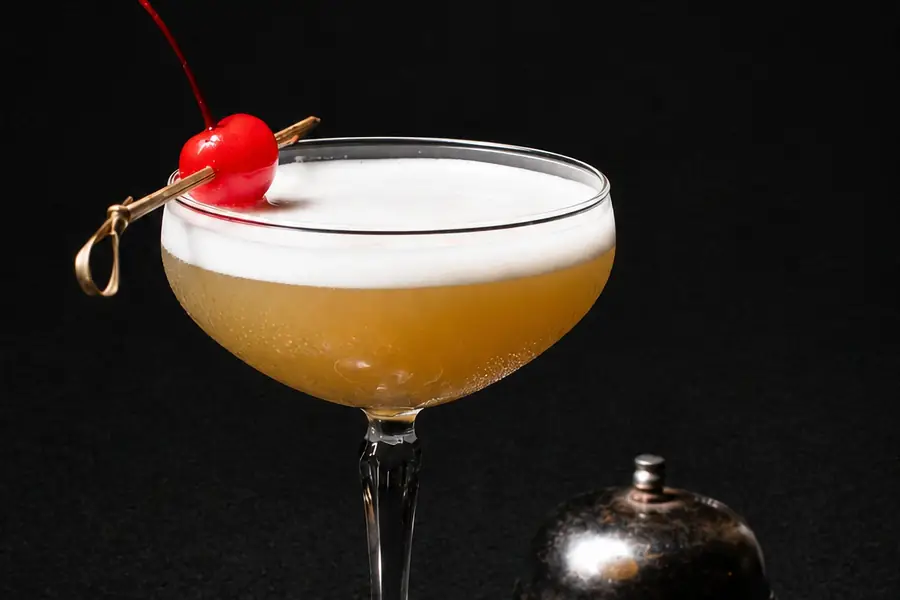 A signature cocktail from the Garden Canggu bar